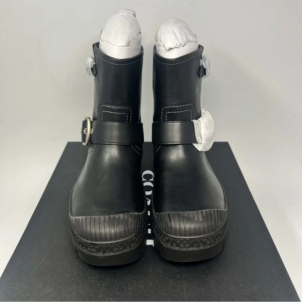 Coach Trooper Moto Boots Size 6.5
